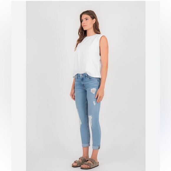 Anthropologie Level 99 Distressed Jeans size 31 - Picture 1 of 6